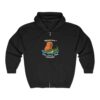 Unisex Heavy Blend™ Full Zip Hooded Sweatshirt with Adorable Capybara Design – Stylish and Comfortable Outerwear