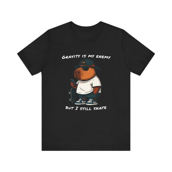 Unisex Jersey Short Sleeve Tee with Adorable Capybara Design – Soft and Stylish T-Shirt