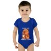 Infant Baby Rib Bodysuit with Cute Capybara Design – Soft, Comfortable, and Perfect for Your Little One