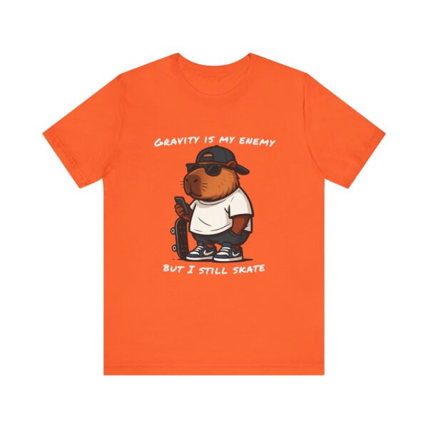 Unisex Jersey Short Sleeve Tee with Adorable Capybara Design – Soft and Stylish T-Shirt