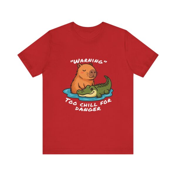 Unisex Jersey Short Sleeve Tee with Adorable Capybara Design – Soft and Stylish T-Shirt