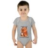 Infant Baby Rib Bodysuit with Cute Capybara Design – Soft, Comfortable, and Perfect for Your Little One