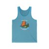 Unisex Jersey Tank Top with Cute Capybara Design – Perfect for Summer Style