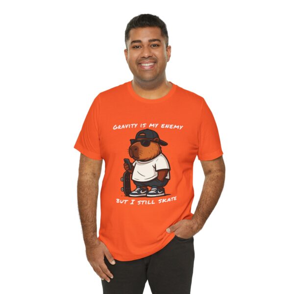Unisex Jersey Short Sleeve Tee with Adorable Capybara Design – Soft and Stylish T-Shirt