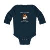 Infant Long Sleeve Bodysuit with Cute Capybara Design – Soft, Cozy, and Perfect for Baby's Everyday Comfort