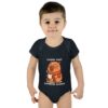 Infant Baby Rib Bodysuit with Cute Capybara Design – Soft, Comfortable, and Perfect for Your Little One