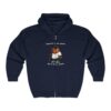 Unisex Heavy Blend™ Full Zip Hooded Sweatshirt with Adorable Capybara Design – Stylish and Comfortable Outerwear