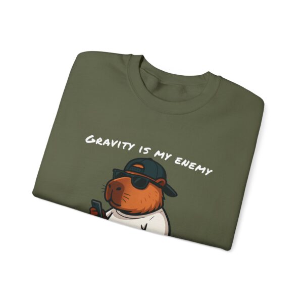 Unisex Heavy Blend™ Crewneck Sweatshirt with Cute Capybara Design – Embrace Comfort Every Day