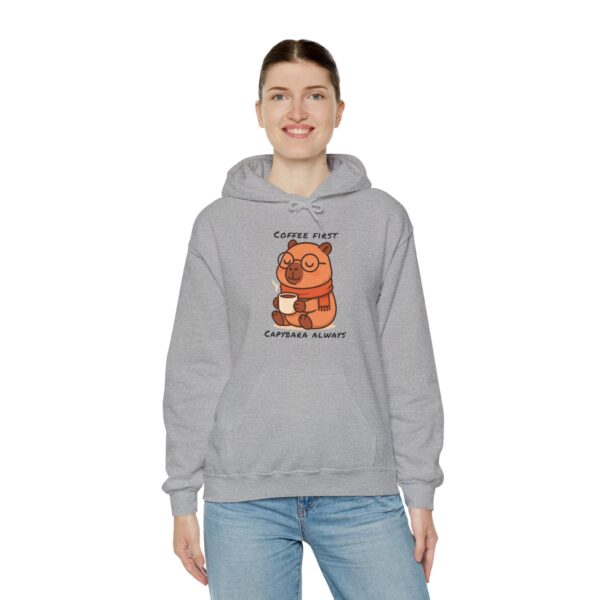 Unisex Heavy Blend™ Hooded Sweatshirt with Cute Capybara Design – Warm and Stylish Hoodie