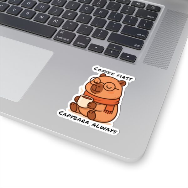 "Capybara Kiss-Cut Stickers – Cute & Fun Designs for Laptops, Water Bottles, and More"