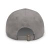 Dad Hat with Leather Patch (Rectangle) - Capybara design