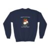 Youth Crewneck Sweatshirt with Adorable Capybara Design – Cozy and Fun for Everyday Wear