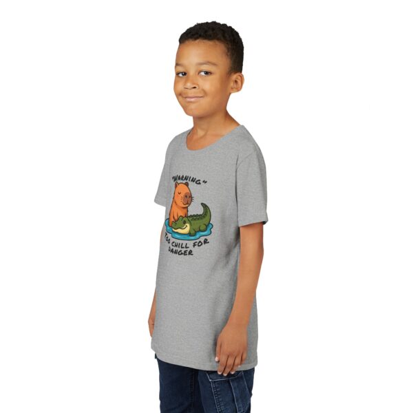 Youth Short Sleeve Tee with Cute Capybara Design – Soft, Fun, and Perfect for Everyday Wear