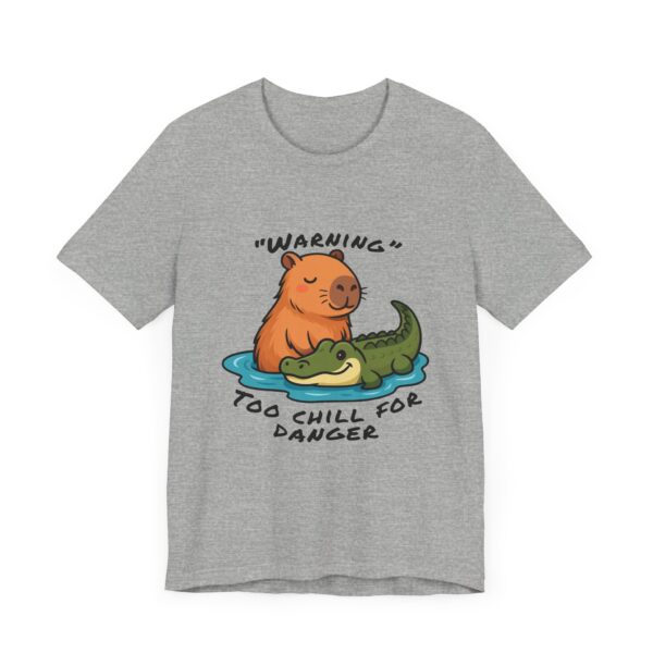 Unisex Jersey Short Sleeve Tee with Adorable Capybara Design – Soft and Stylish T-Shirt