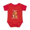 Infant Baby Rib Bodysuit with Cute Capybara Design – Soft, Comfortable, and Perfect for Your Little One