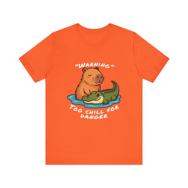 Unisex Jersey Short Sleeve Tee with Adorable Capybara Design – Soft and Stylish T-Shirt