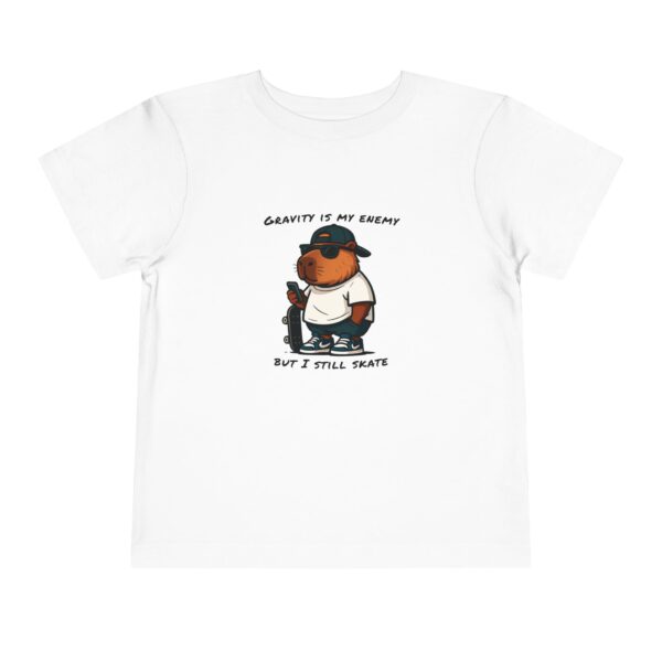 Toddler Short Sleeve Tee with Adorable Capybara Design – Soft, Fun, and Perfect for Everyday Play