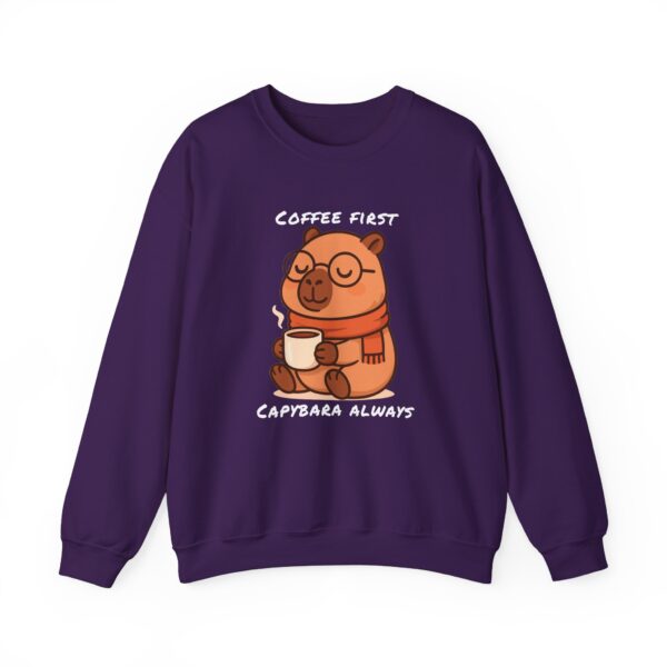 Unisex Heavy Blend™ Crewneck Sweatshirt with Cute Capybara Design – Embrace Comfort Every Day