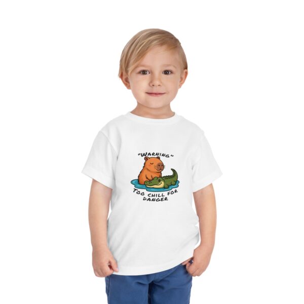 2168623732108201820_2048.jpeg Toddler Short Sleeve Tee with Adorable Capybara Design – Soft, Fun, and Perfect for Everyday Play