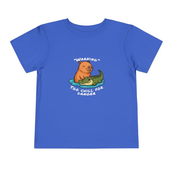 2196793334361384695_2048.jpeg Toddler Short Sleeve Tee with Adorable Capybara Design – Soft, Fun, and Perfect for Everyday Play