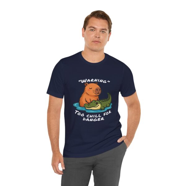 Unisex Jersey Short Sleeve Tee with Adorable Capybara Design – Soft and Stylish T-Shirt