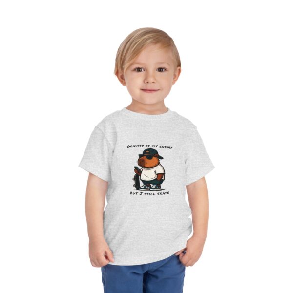 Toddler Short Sleeve Tee with Adorable Capybara Design – Soft, Fun, and Perfect for Everyday Play