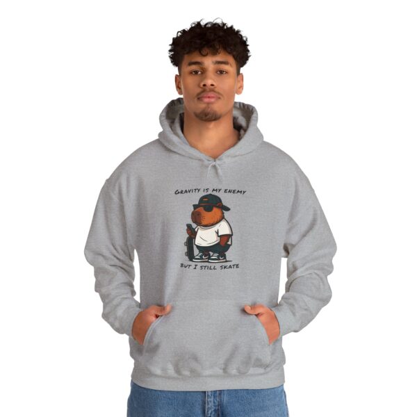 Unisex Heavy Blend™ Hooded Sweatshirt with Cute Capybara Design – Warm and Stylish Hoodie