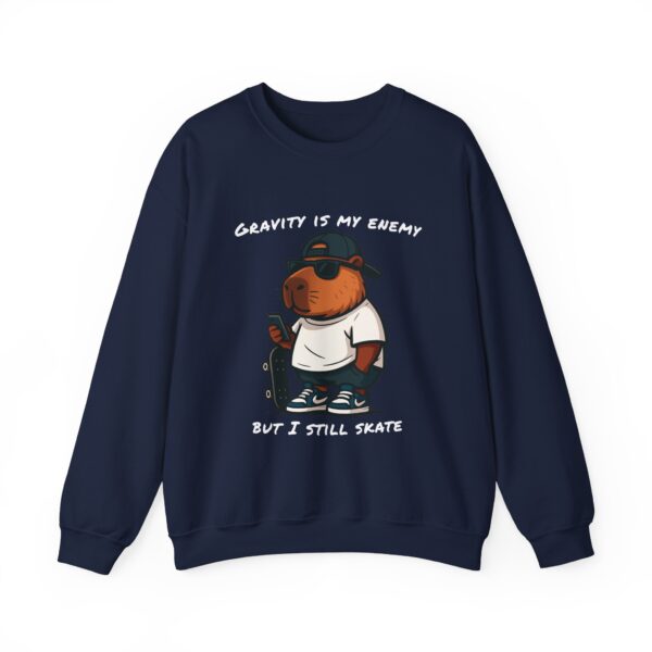 Unisex Heavy Blend™ Crewneck Sweatshirt with Cute Capybara Design – Embrace Comfort Every Day