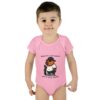 Infant Baby Rib Bodysuit with Cute Capybara Design – Soft, Comfortable, and Perfect for Your Little One