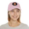 2428041489193189372_2048.jpeg Dad Hat with Leather Patch (Round) - Capybara design