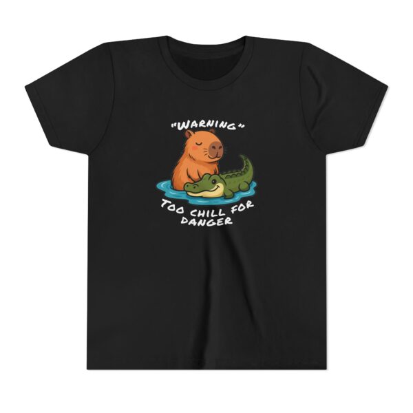 Youth Short Sleeve Tee with Cute Capybara Design – Soft, Fun, and Perfect for Everyday Wear