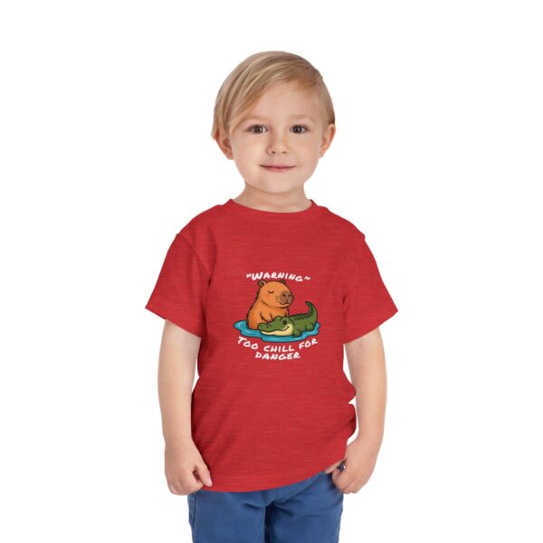 2492699644435045564_2048.jpeg Toddler Short Sleeve Tee with Adorable Capybara Design – Soft, Fun, and Perfect for Everyday Play