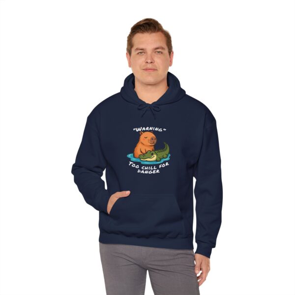Unisex Heavy Blend™ Hooded Sweatshirt with Cute Capybara Design – Warm and Stylish Hoodie
