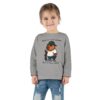 Toddler Long Sleeve Tee with Adorable Capybara Design – Soft, Warm, and Fun for Everyday Wear
