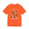 Unisex Jersey Short Sleeve Tee with Adorable Capybara Design – Soft and Stylish T-Shirt