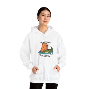 Unisex Heavy Blend™ Hooded Sweatshirt with Cute Capybara Design – Warm and Stylish Hoodie