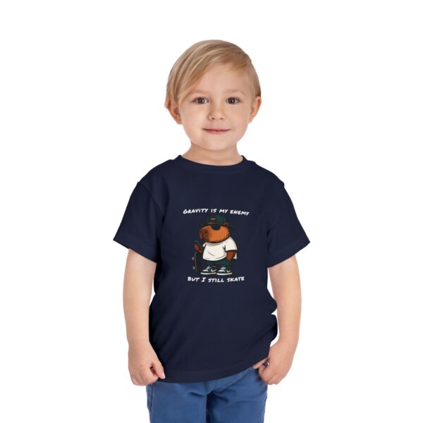 Toddler Short Sleeve Tee with Adorable Capybara Design – Soft, Fun, and Perfect for Everyday Play