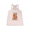 Womens Flowy Racerback Tank with Adorable Capybara Design – Lightweight, Stylish, and Fun for Summer