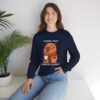 Unisex Heavy Blend™ Crewneck Sweatshirt with Cute Capybara Design – Embrace Comfort Every Day