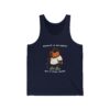 Unisex Jersey Tank Top with Cute Capybara Design – Perfect for Summer Style