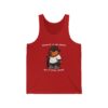 Unisex Jersey Tank Top with Cute Capybara Design – Perfect for Summer Style