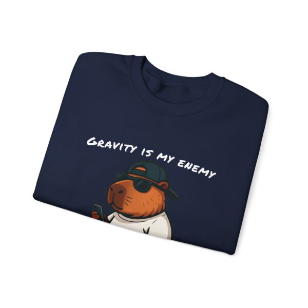 Unisex Heavy Blend™ Crewneck Sweatshirt with Cute Capybara Design – Embrace Comfort Every Day