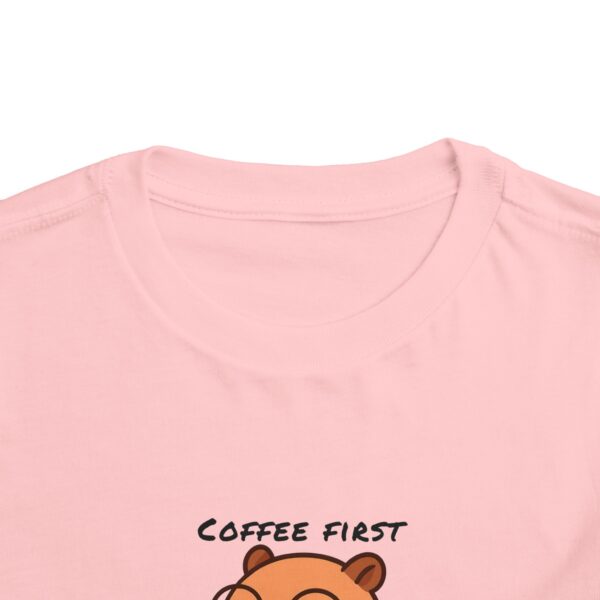 Toddler Short Sleeve Tee with Adorable Capybara Design – Soft, Fun, and Perfect for Everyday Play