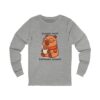 Unisex Jersey Long Sleeve Tee with Unique Capybara Design – Comfortable and Stylish Top