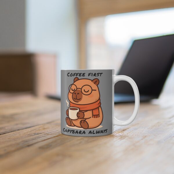 Capybara Coffee Mug 11oz – Cute & Unique Capybara Design for Animal Lovers