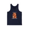 Unisex Jersey Tank Top with Cute Capybara Design – Perfect for Summer Style