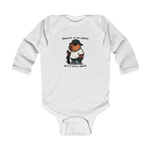 Infant Long Sleeve Bodysuit with Cute Capybara Design – Soft, Cozy, and Perfect for Baby's Everyday Comfort