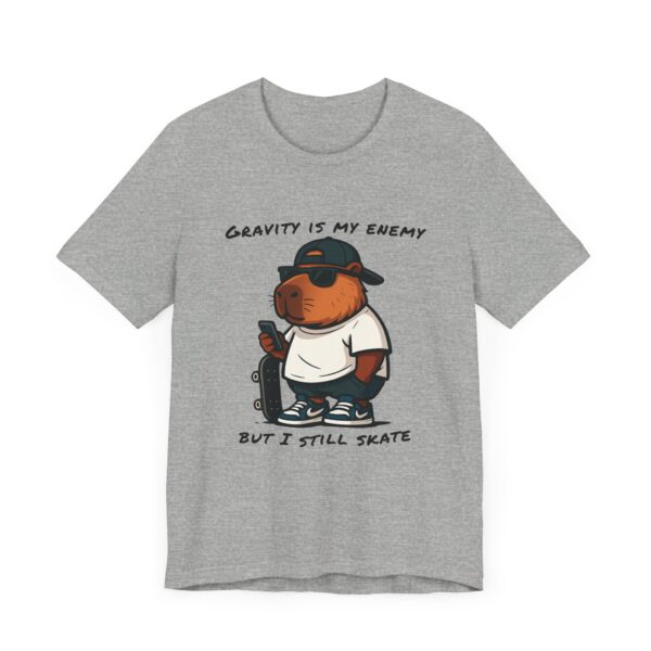 Unisex Jersey Short Sleeve Tee with Adorable Capybara Design – Soft and Stylish T-Shirt