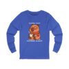 Unisex Jersey Long Sleeve Tee with Unique Capybara Design – Comfortable and Stylish Top