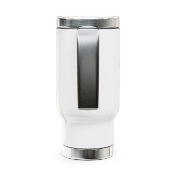 Capybara Stainless Steel Travel Mug with Handle – Durable 14oz Insulated Mug with Cute Capybara Design